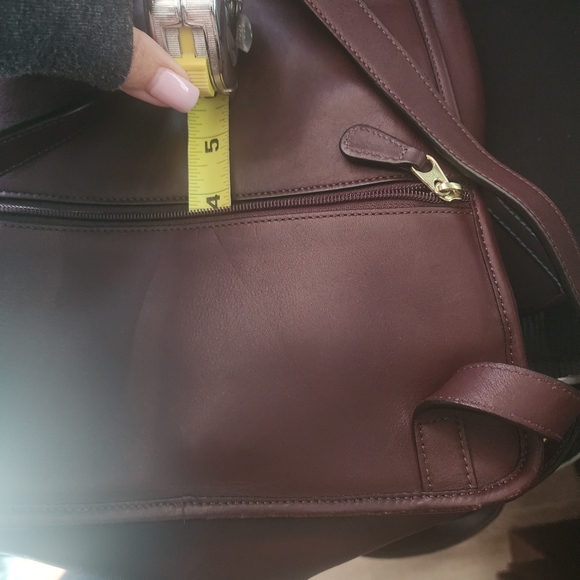 VINTAGE COACH DARK BROWN SOFT LEATHER DAY BACKPACK, EXCELLENT USED CONDITION - Picture 13 of 13